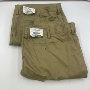 Edwards Poly Cotton Woven Khaki Work Pants Men's 42 30